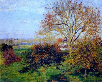 カミーユ・ピサロ Painting - エラニーの秋の朝 1897年 カミーユ・ピサロ